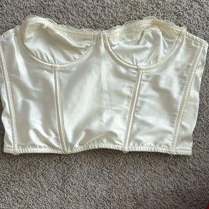 White Zara corset top, size 34B